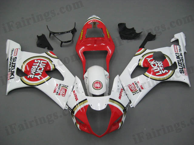 2003 2004 GSXR1000 lucky strike replacement fairings - Click Image to Close