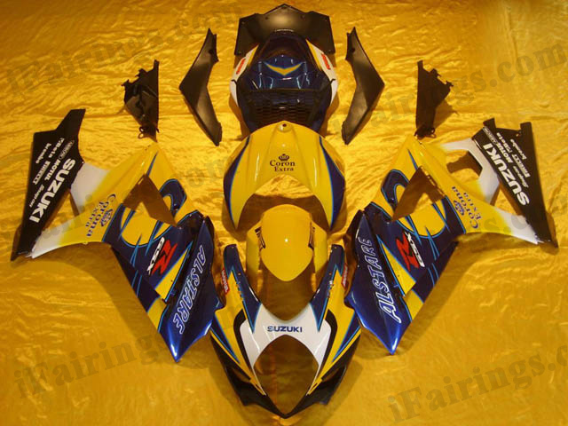 Fairings for 2007 2008 GSXR1000 Corona Extra graphic.