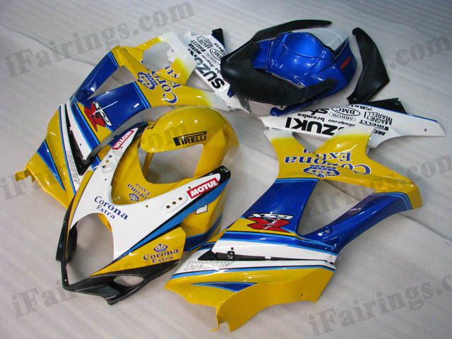 Fairings for 2007 2008 GSXR1000 Corona Extra graphics. - Click Image to Close