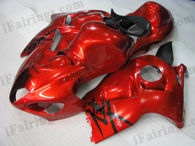 hayabusa 1999 to 2007 GSXR1300 red fairings - Click Image to Close