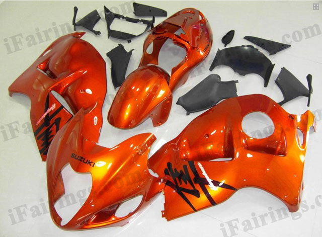 hayabusa 1999 to 2007 GSXR1300 orange fairings