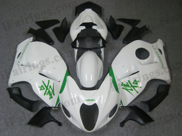 hayabusa 1999 to 2007 GSXR1300 pearl white fairings - Click Image to Close