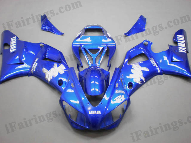 1998 1999 YZF-R1 candy blue fairing kits - Click Image to Close