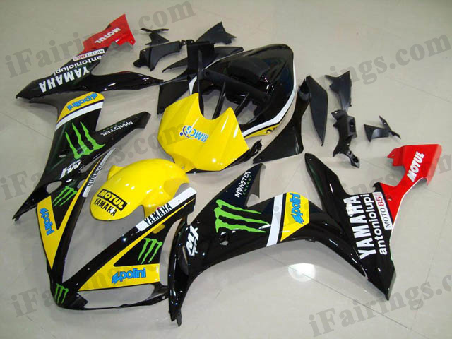 2004 2005 2006 YZF-R1 monster fairing kits. - Click Image to Close
