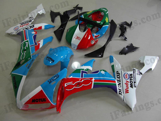 2004 2005 2006 YZF-R1 Fiat edition fairing kits - Click Image to Close