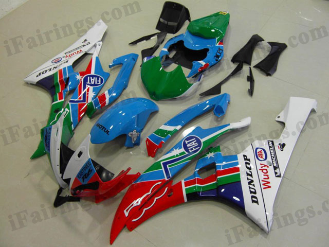 2006 2007 YZF R6 fiat limited edition fairings - Click Image to Close