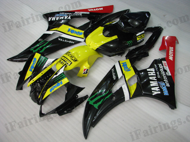 2006 2007 YZF R6 monster graphic fairings - Click Image to Close