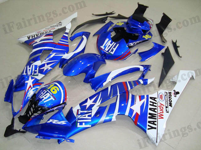 2008 to 2015 YZF R6 fiat star fairings - Click Image to Close