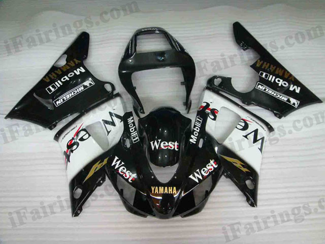 aftermarket fairings for 1998 1999 YZF R1 West graphics. - Click Image to Close