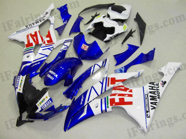 aftermarket fairings for 2009 2010 2011 YZF R1 Fiat decals. - Click Image to Close