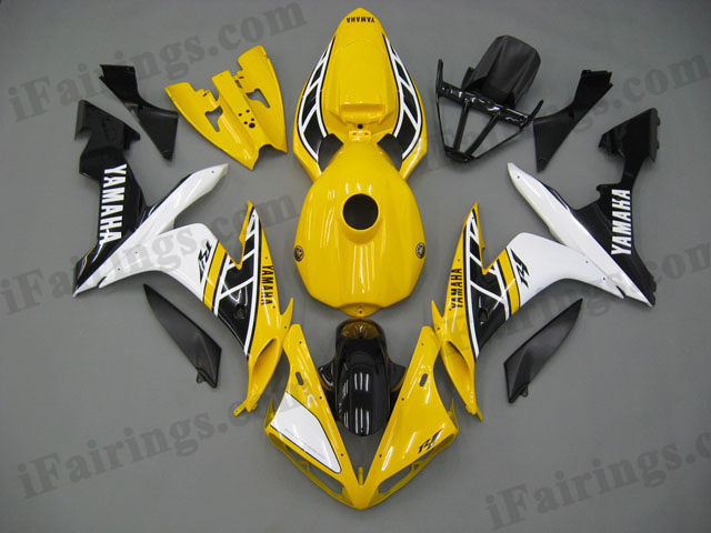 aftermarket fairings for 2004 2005 2006 YZF R1 50th anniversary graphics.