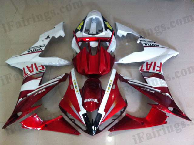 aftermarket fairings for 2004 2005 2006 YZF R1 Fiat decals. - Click Image to Close