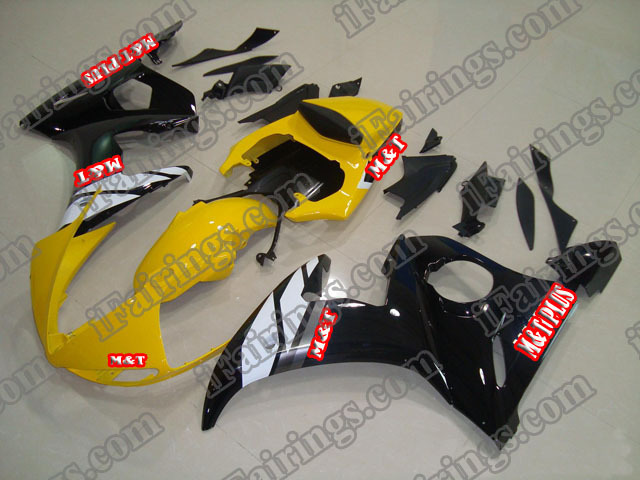 Custom fairings for 2003 2004 2005 YZF R6 50th anniversal scheme. - Click Image to Close