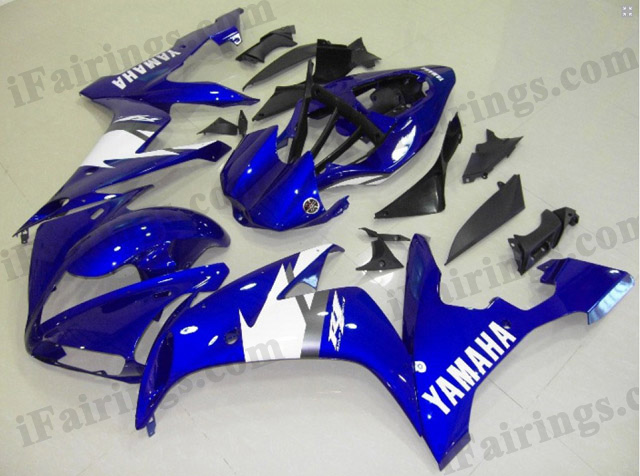 Custom fairings for 2004 2005 2006 YZF R1 candy blue scheme. - Click Image to Close