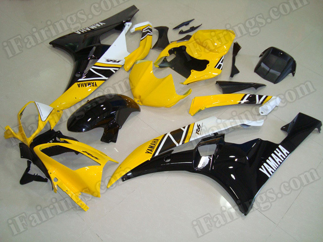Motorcycle fairings/body kits for 2006 2007 Yamaha YZF R6 50th anniversary replica. - Click Image to Close