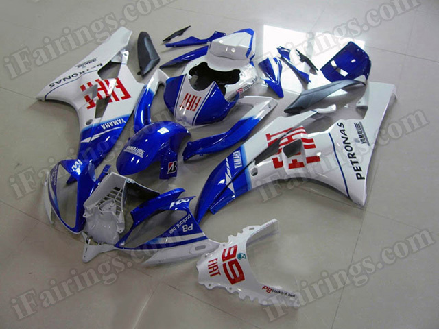 Motorcycle fairings/body kits for 2006 2007 Yamaha YZF R6 Fiat replica. - Click Image to Close