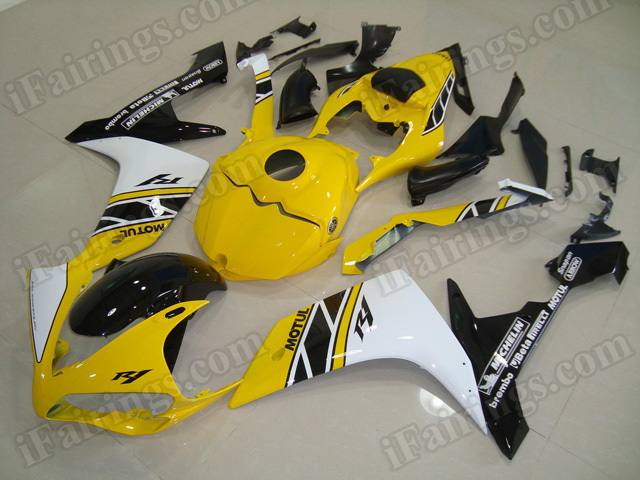 Motorcycle fairings/body kits for 2007 2008 Yamaha YZF R1 50th anniversary edition. - Click Image to Close