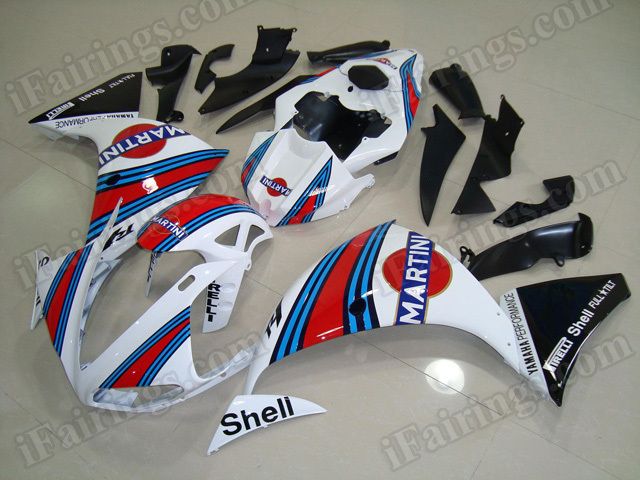 Motorcycle fairings/body kits for 2009 2010 2011 Yamaha YZF R1 MARTINI replica. - Click Image to Close