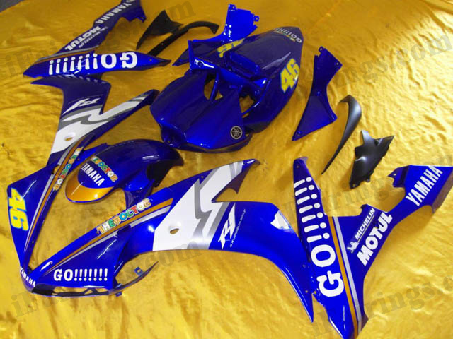 replacement fairings for 2004 2005 2006 YZF R1 GO!!! decals.