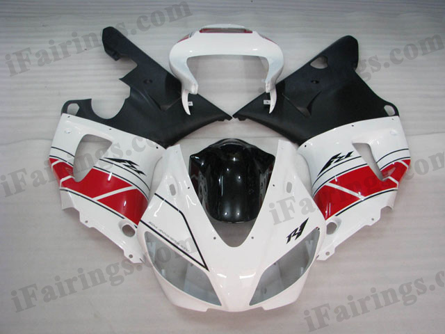 Replacement fairings for1998 1999 YZF R1 50th anniversary graphic.