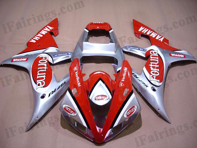 YZF-R1 2002 2003 Fortuna fairings, 2002 2003 R1 plastic. - Click Image to Close