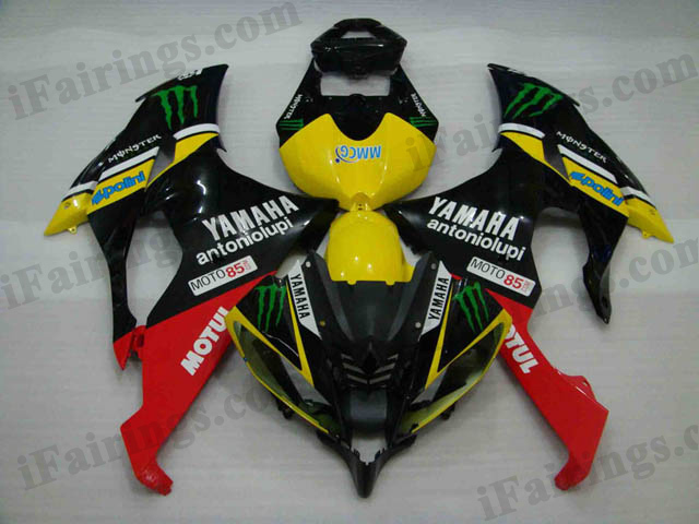 Yamaha 2008 to 2015 YZF R6 monster replica fairings - Click Image to Close