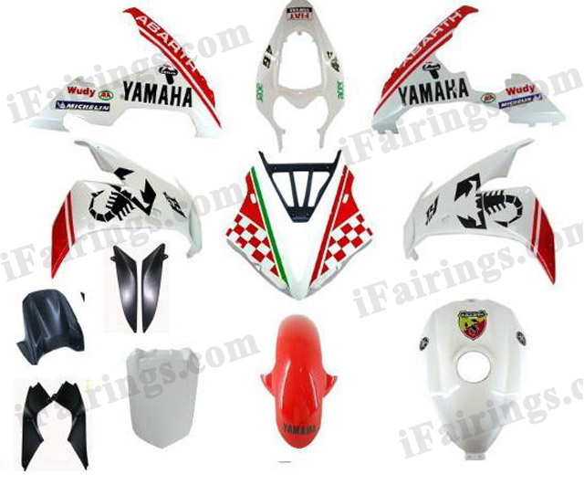 YZF-R1 2004 2005 2006 Abarth fairings, 2004 2005 2006 R1 Abarth decals. - Click Image to Close