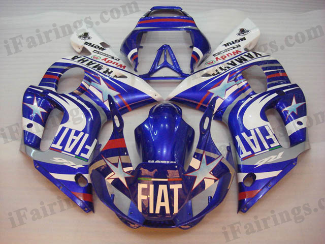 YZF-R6 1999 to 2002 Fiat limited edition fairings, R6 Fiat limited edition decal.