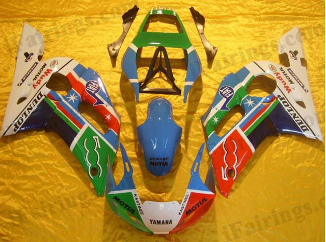 YZF-R6 1999 to 2002 Fiat limited edition fairings, R6 Fiat limited edition. - Click Image to Close