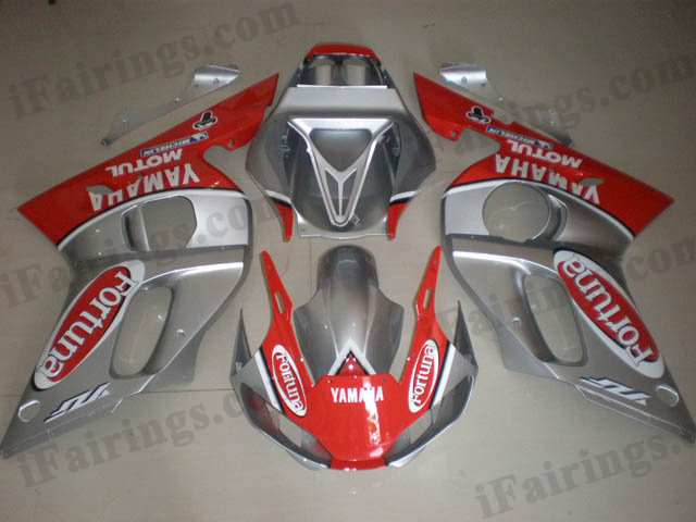 YZF-R6 1999 to 2002 Fortuna fairings, R6 Fortuna decal. - Click Image to Close