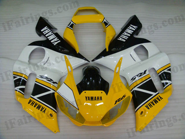 YZF-R6 1999 to 2002 50th anniversary fairings, R6 50th anniversary decal. - Click Image to Close
