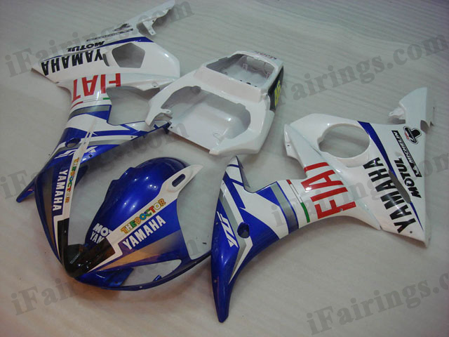 YZF-R6 2003 2004 2005 Fiat replica fairings, 2003 2004 2005 R6 replacement. - Click Image to Close