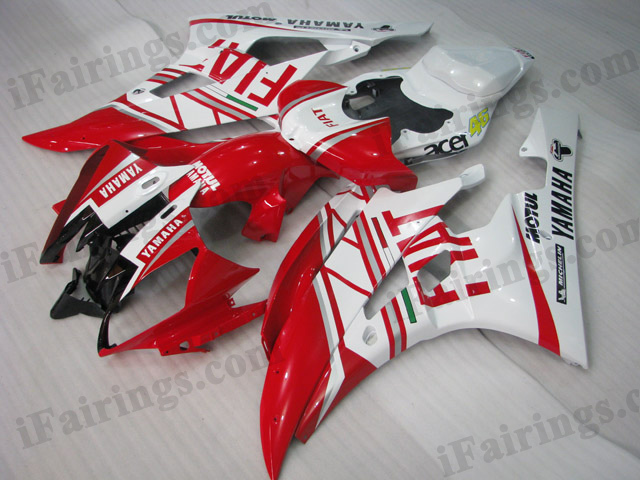 YZF-R6 2006 2007 Fiat fairings, 2006 2007 R6 Fiat decals. - Click Image to Close