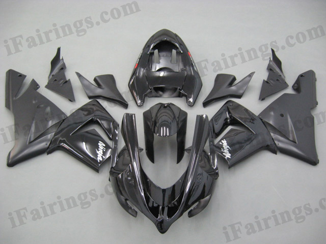 2004 2005 ZX10R black fairings - Click Image to Close