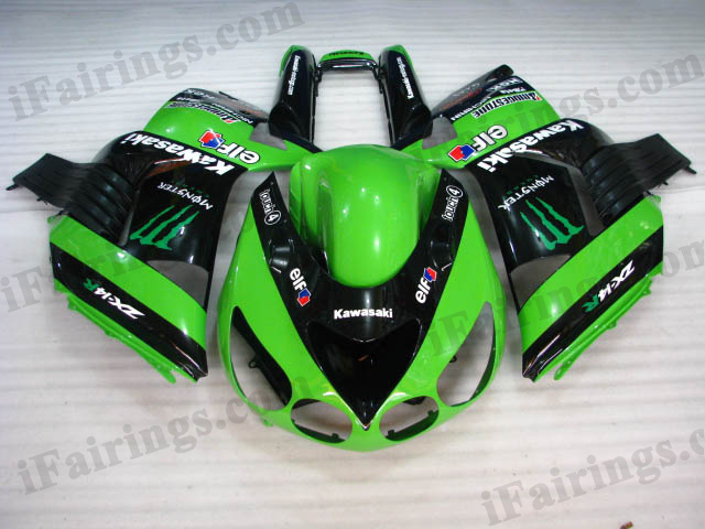2006 2007 2008 2009 2010 2011 ZX14R monster fairing kits - Click Image to Close