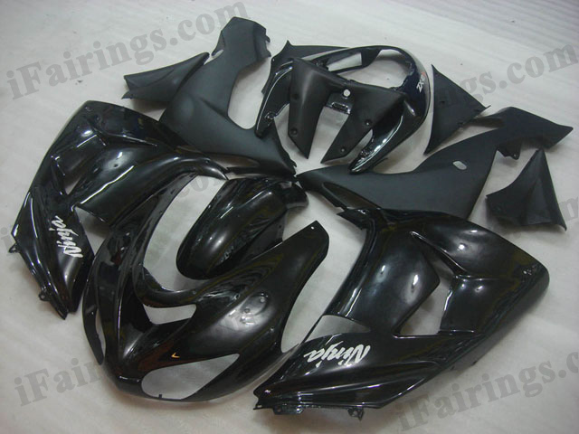 2006 2007 ZX10R glossy black fairing kits - Click Image to Close