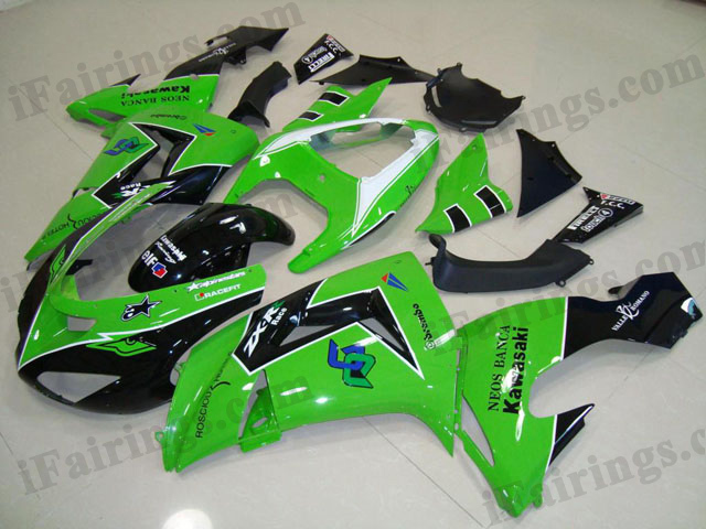 2006 2007 ZX10R green fairings - Click Image to Close