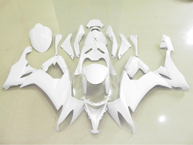 2008 2009 2010 ZX10R white fairing kits - Click Image to Close