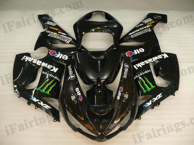 ZX6R 636 2005 2006 Monster fairings, 2005 2006 ZX6R carena. - Click Image to Close