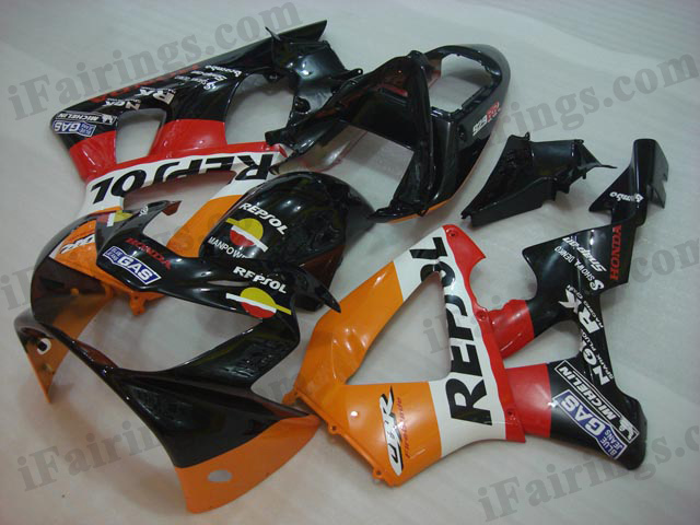 2000 2001 Honda CBR929RR Repsol fairing kits. - Click Image to Close
