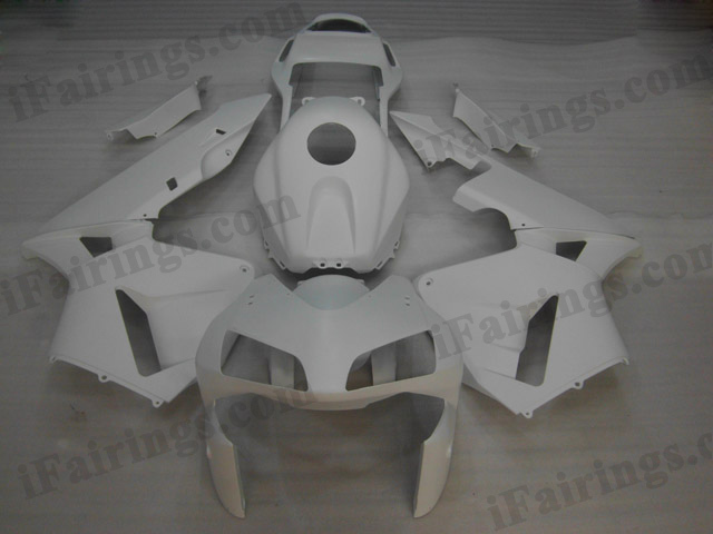 2003 2004 Honda CBR600RR matt white fairing kits