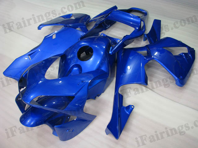 2003 2004 Honda CBR600RR blue fairing kits. - Click Image to Close