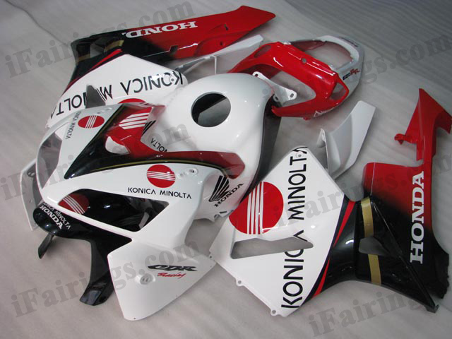 2005 2006 CBR600RR konica minolta fairing kits. - Click Image to Close