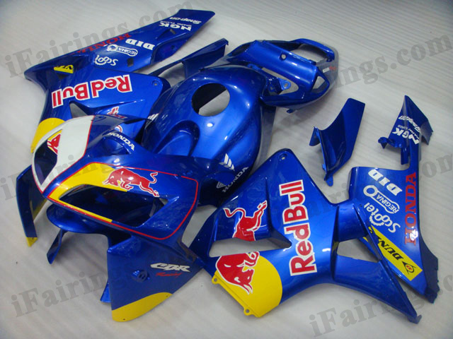 2005 2006 CBR600RR red bull fairings - Click Image to Close