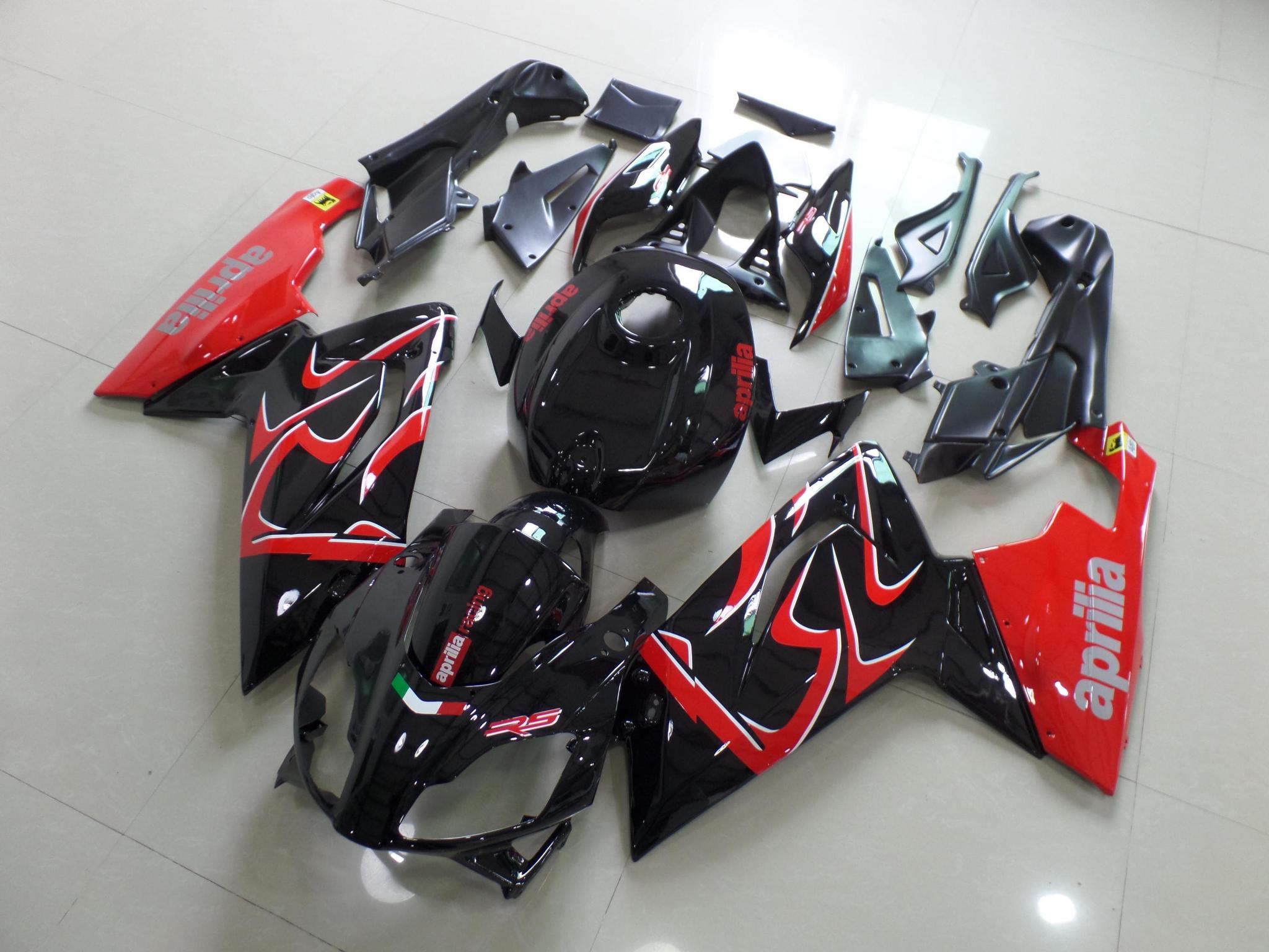 RS125 2006 2011 BLACK AND RED