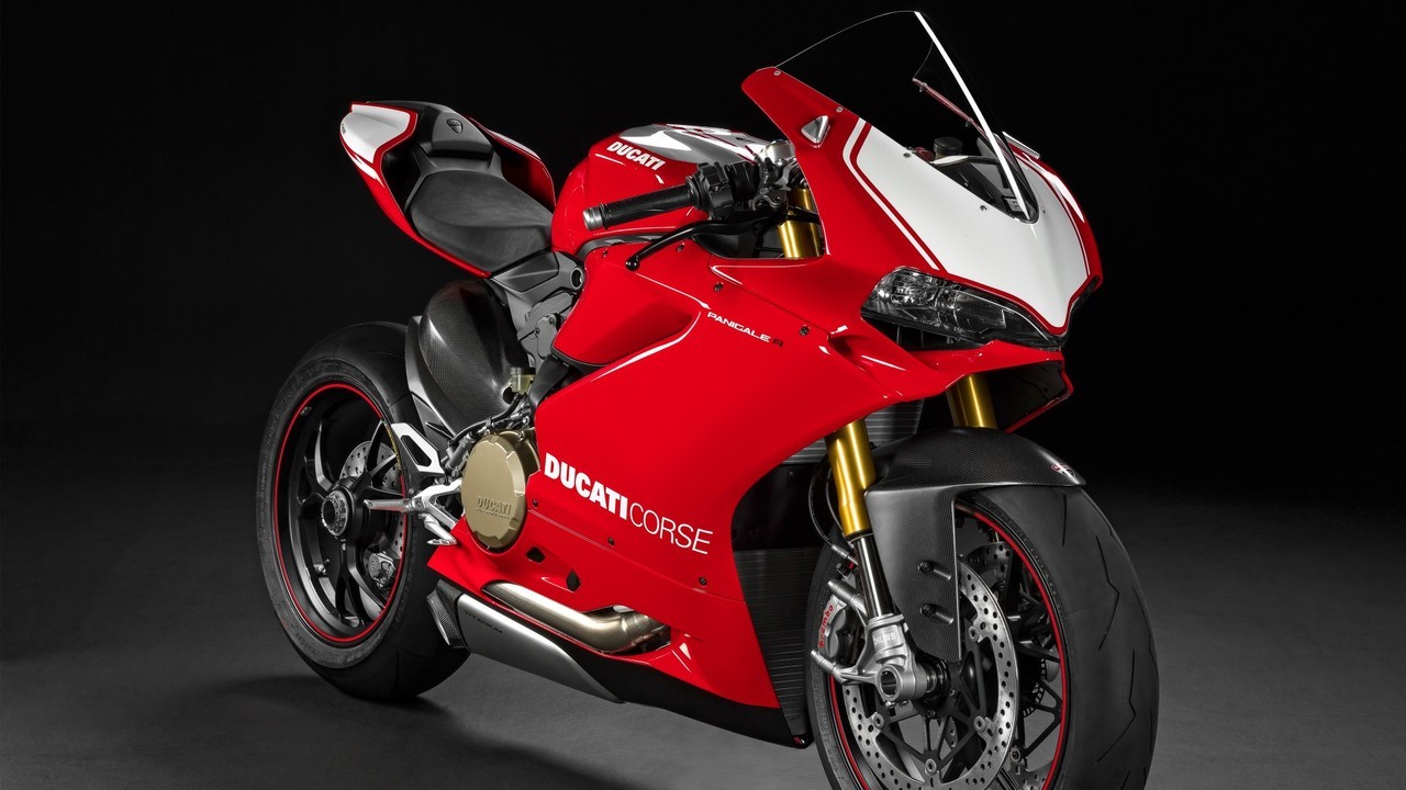 Ducati 1299 Panigale Red and White Fairing Kit.