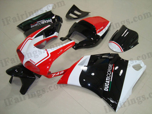 replacement fairing kit for Ducati 748/916/996 corse scheme. - Click Image to Close