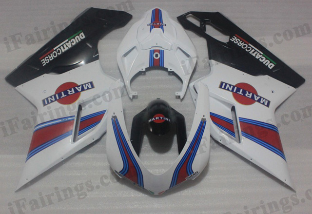 Ducati 848/1098/1198 MARTINI fairing kits.