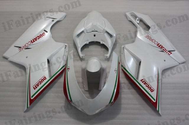 Ducati 848/1098/1198 tricolored fairing kits.