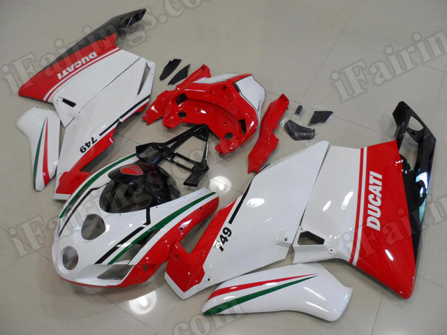 2003 2004 Ducati 749/999 limited edition tricolore fairings/bodywork. - Click Image to Close